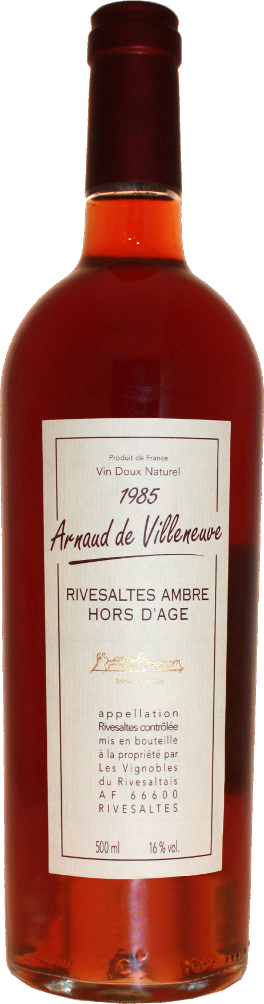 Arnaud de Villeneuve Rivesaltes Ambré 1985